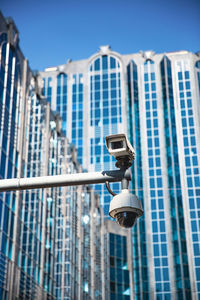 Cctv surveillance and security camera in city