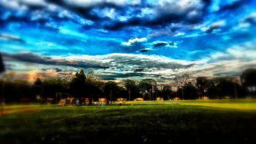 Scenic view of landscape against sky