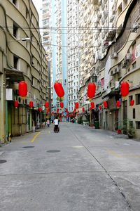 Street amidst buildings in city