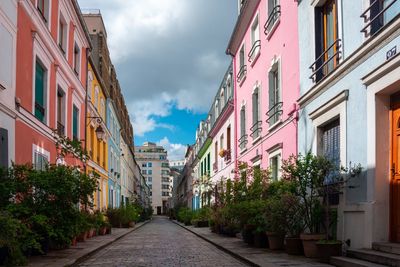 Street amidst buildings in city