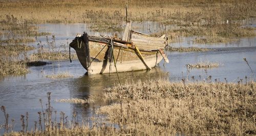 Boat in water