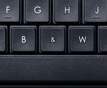 Full frame shot of laptop keyboard