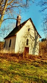 Low angle view of church
