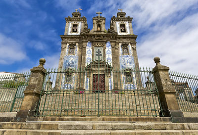 Low angle view of building against sky