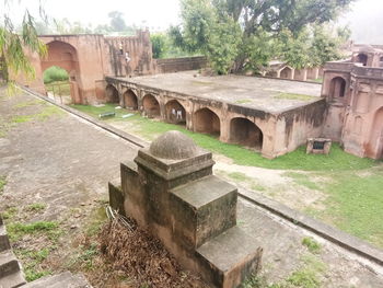 View of old ruins