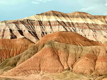 View of rock formations