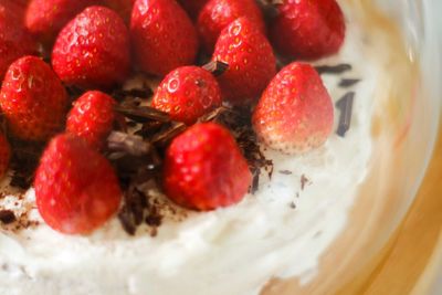 Close-up of strawberries