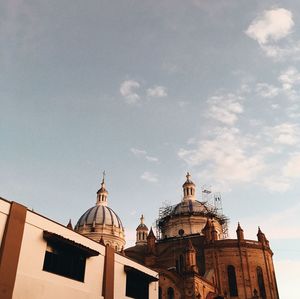 Low angle view of building against sky