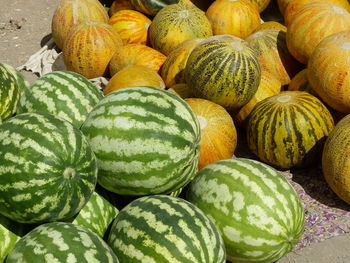 Close-up of fruits in market