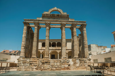 Historic building against blue sky