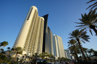 Low angle view of built structures