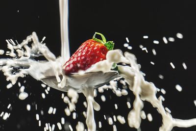 Close-up of strawberries