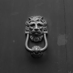 Close-up of door knocker