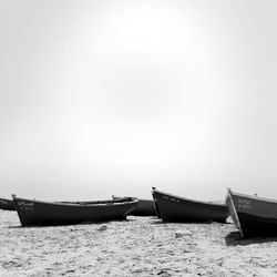 Boats in calm sea