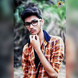 looking at camera