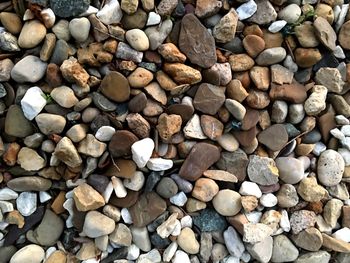 Full frame shot of stones