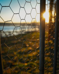 Full frame shot of chainlink fence