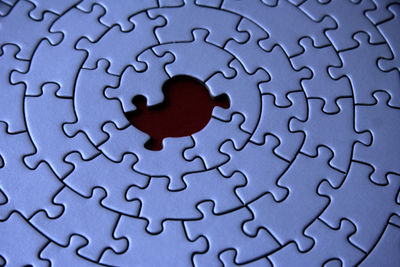Full frame shot of jigsaw puzzle
