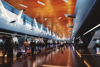 Group of people at airport