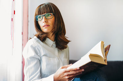 Girl with a reading book