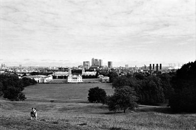 View of cityscape against sky