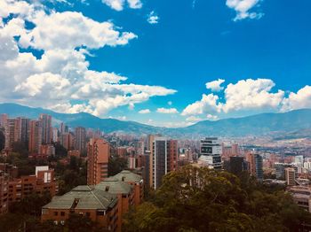 Cityscape against sky