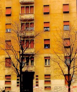 Low angle view of apartment building