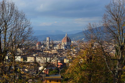 Cityscape against sky