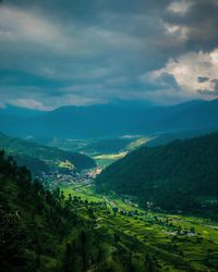 Scenic view of landscape against sky