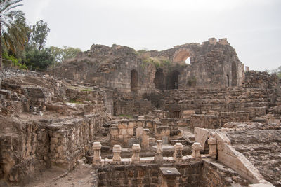 Old ruins against sky