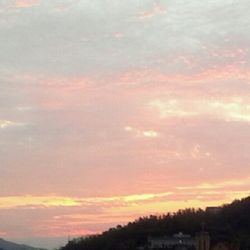 Scenic view of sunset sky