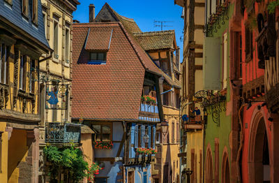 Street amidst buildings in city