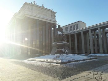 Low angle view of historical building