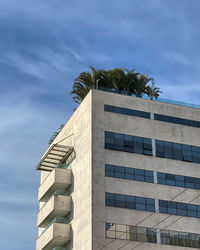 Low angle view of building against sky