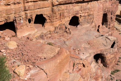 View of rock formation