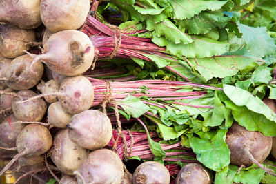 Close-up of beets