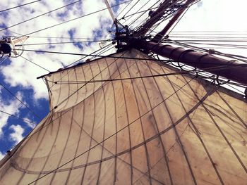 Low angle view of built structure against the sky