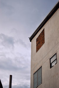 Low angle view of building against sky