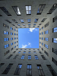 Low angle view of modern building