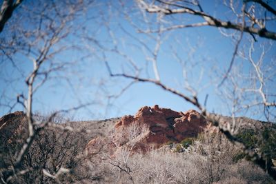 Rock formation garden of the gods