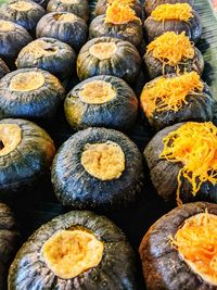 Full frame shot of fruits for sale in market