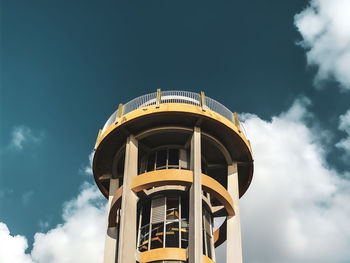 Low angle view of building against sky