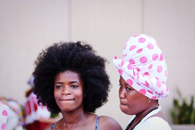Portrait of smiling young woman