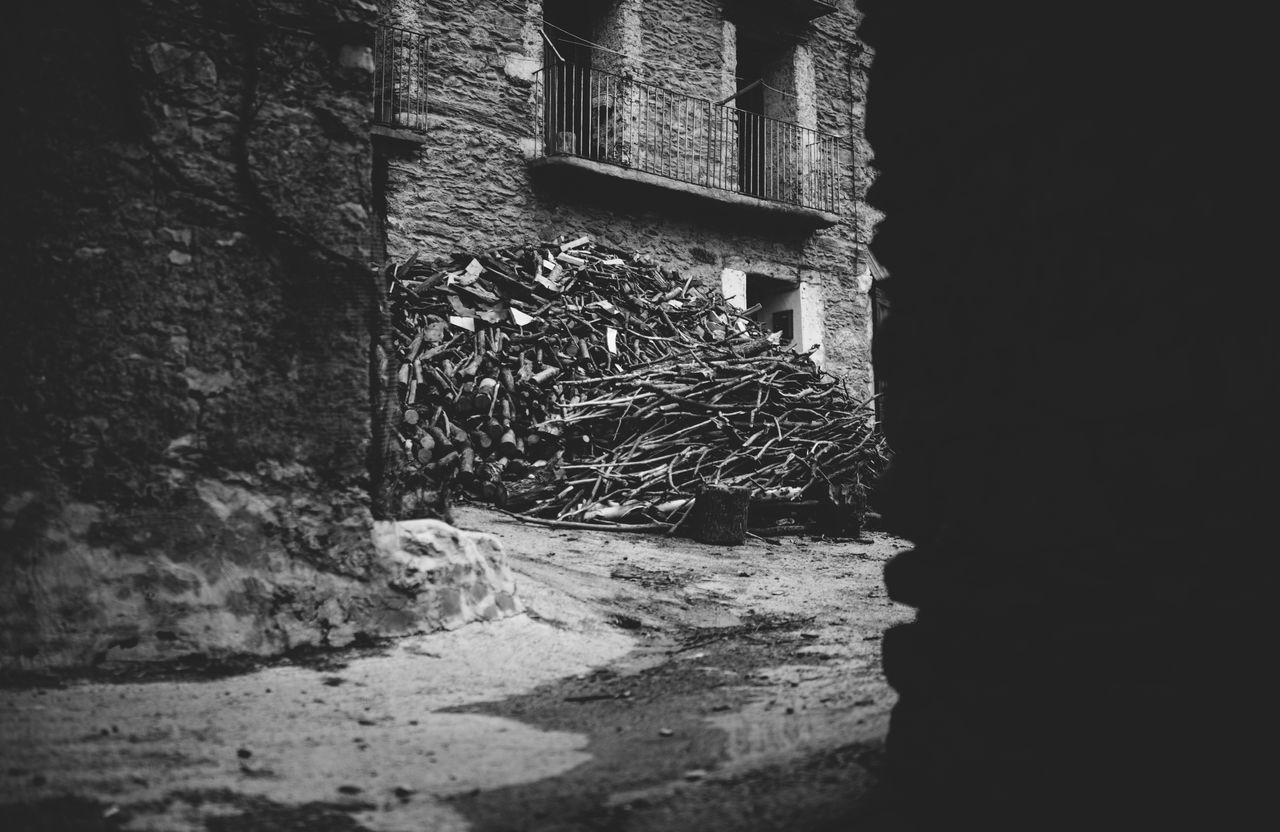 STACK OF ABANDONED BUILDING