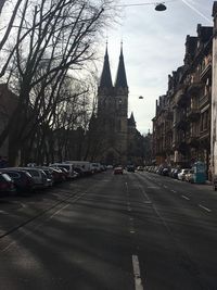 Cars moving on the road