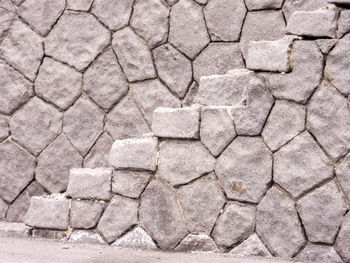 Full frame shot of stone wall