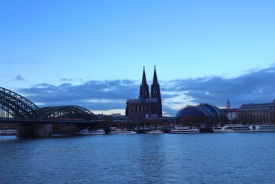 View of city at waterfront