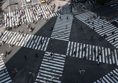 Ginza crossing in tokyo