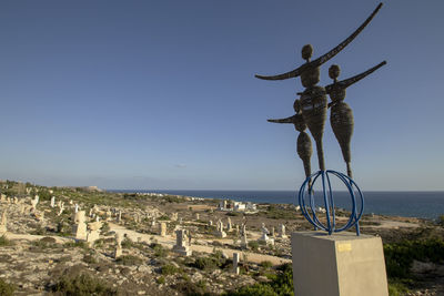 The sculpture park near ayia napa in cyprus