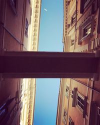 Low angle view of residential buildings against sky